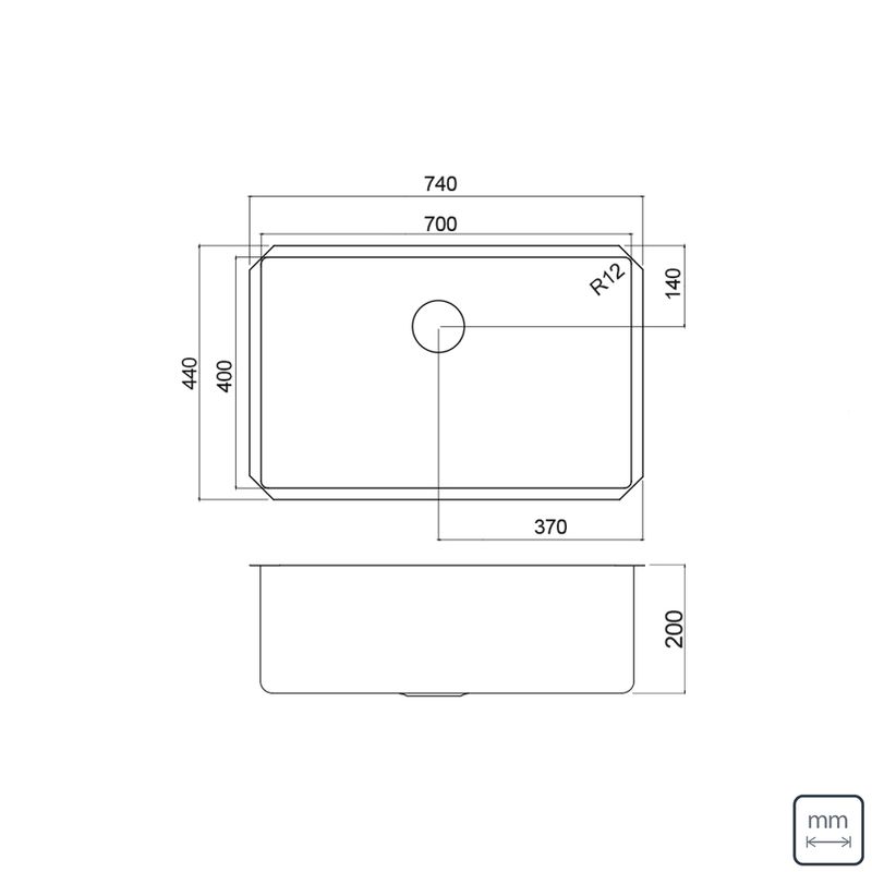 cuba-tramontina-quadrum-undermount-70x40-94000112-aco-scotch-brite-5