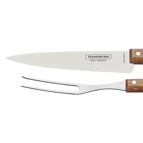 Kit Churrasco 2 Peças Tramontina 26499037 Marrom