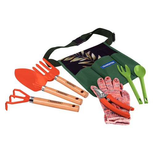 Kit para Jardinagem Tramontina Sweet Garden 78119801 com 8 Peças