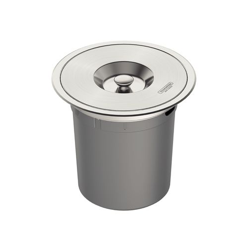 Lixeira Tramontina Clean Round de Embutir 5L Redonda Inox