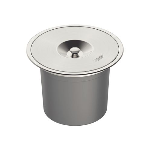 Lixeira Tramontina Clean Round de Embutir 8L Redonda Inox