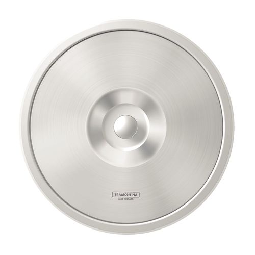 Lixeira Tramontina Clean Round de Embutir 8L Redonda Inox