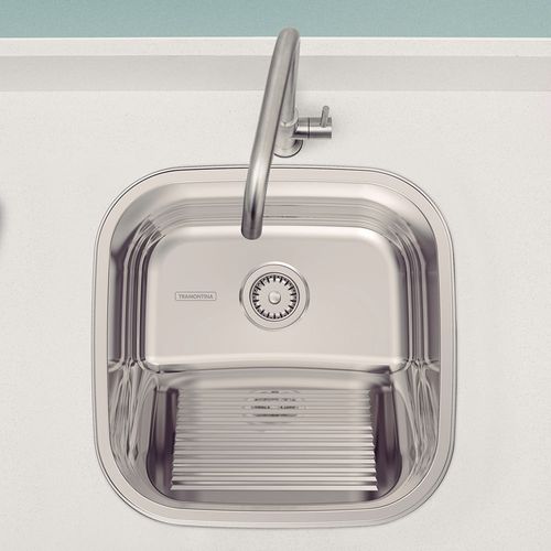 Tanque Tramontina Hera 40x40 94403407 Inox Polido