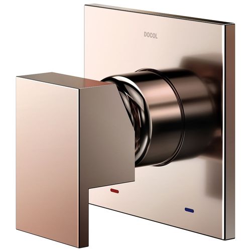 Acabamento Monocomando para Chuveiro Docol New Edge 925930 3/4" Cobre Polido