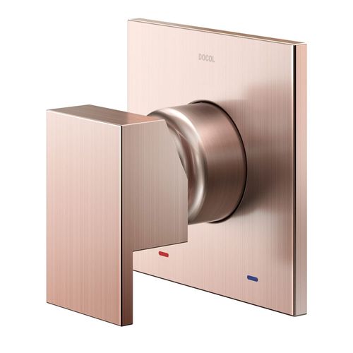 Acabamento Monocomando para Chuveiro Docol New Edge 925969 3/4" Cobre Escovado