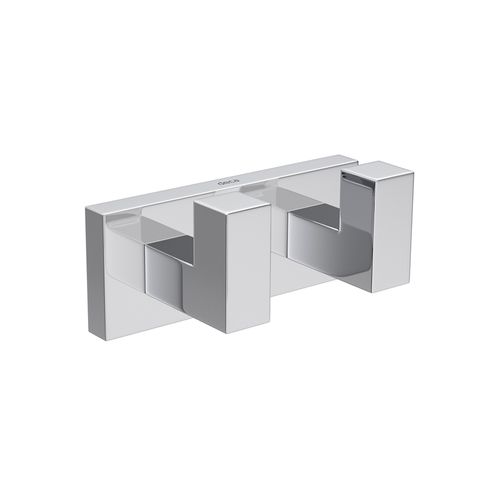Cabide Duplo Deca Quadratta 2062.C83 Cromado