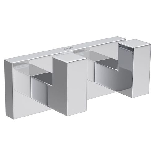 Cabide Duplo Deca Quadratta 2062.C83 Cromado