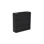 arandela-blumenau-clean-led-aletada-6w-bivolt-3000k-preta-1