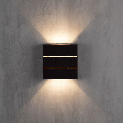 Arandela Blumenau Clean Led Aletada 6W Bivolt 3000K