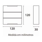 arandela-blumenau-clean-led-aletada-6w-bivolt-3000k-preta-3
