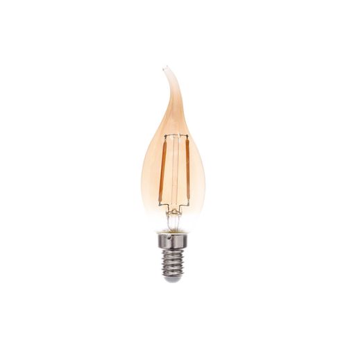 Lâmpada Led Blumenau Filamento Vela Chama Ba35 2W E27 Bivolt