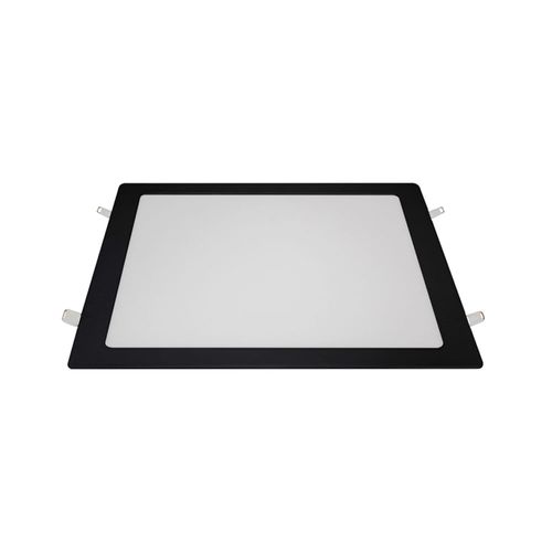 Painel De Led Blumenau Quadrado De Embutir 24W Bivolt Preto