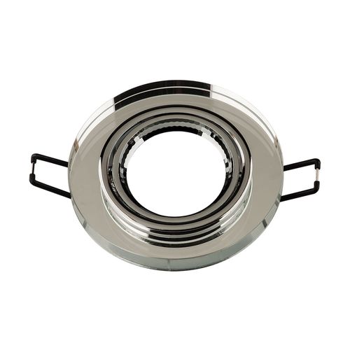 Spot De Embutir Blumenau Para 1 Lâmpada Mr16 Redondo Cristal