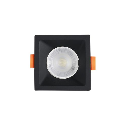 Spot De Led Recuado Blumenau 6W Quadrado Preto Bivolt
