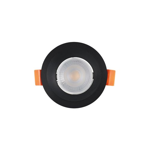 Spot De Led Recuado Blumenau 6W Redondo Preto Bivolt
