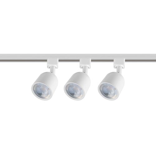 Trilho Com 3 Spots Led Blumenau 15W Bivolt Branco