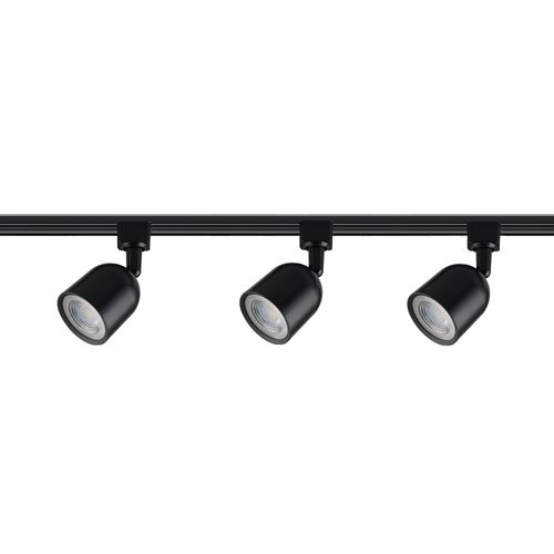 Trilho Com 3 Spots Led Blumenau 15W Bivolt Preto