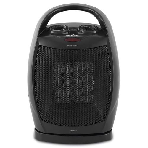 Aquecedor de Ambiente Britânia Termoventilador AB1600P Ceramic Preto