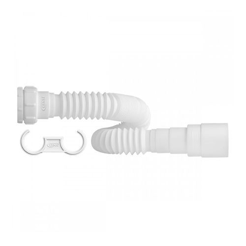 Sifão Sanfonado Extensível Censi 74cm Branco