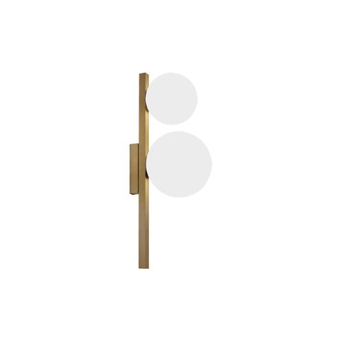 Arandela Quality Orbit 1535 G9 Bivolt Dourada / Branco