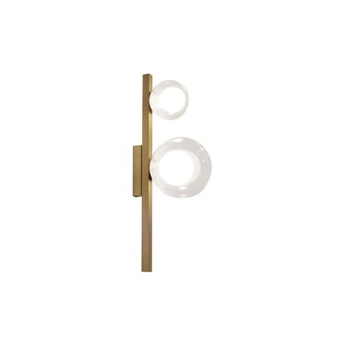 Arandela Quality Orbit 1535 G9 Bivolt Dourada / Transparente