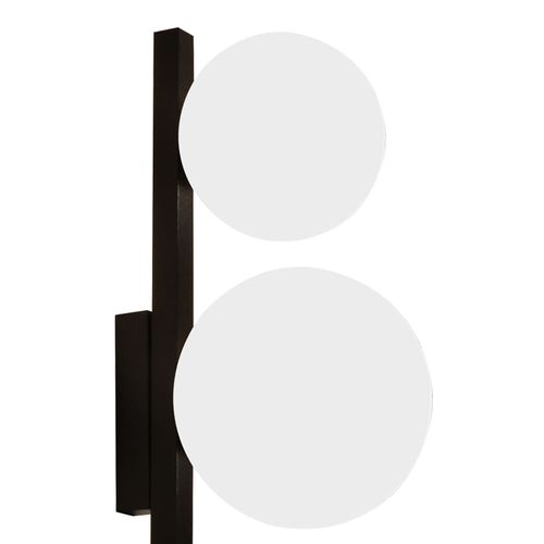 Arandela Quality Orbit 1535 G9 Bivolt Preta / Branco