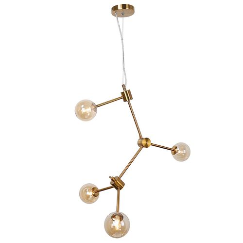 Lustre Pendente Quality Link 985 Bronze G9 Bivolt