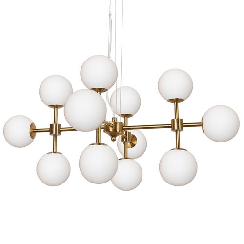 Lustre Pendente Quality Link 987 Bronze / Branco G9 Bivolt