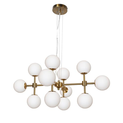 Lustre Pendente Quality Link 987 Bronze / Branco G9 Bivolt