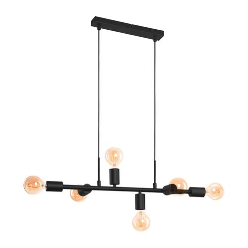 Lustre Pendente Quality Spine 1361 Preto E27 Bivolt
