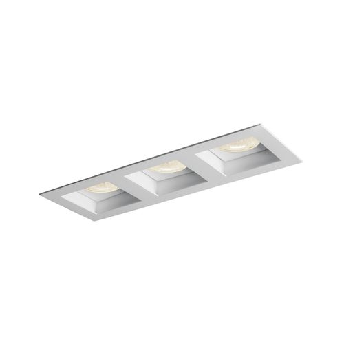 Spot de Embutir Newline Flat para 3 Lâmpadas Par 20 E27 Bivolt