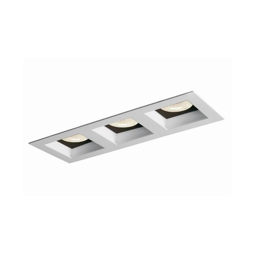 Spot de Embutir Newline Flat para 3 Lâmpadas Par 20 E27 Bivolt