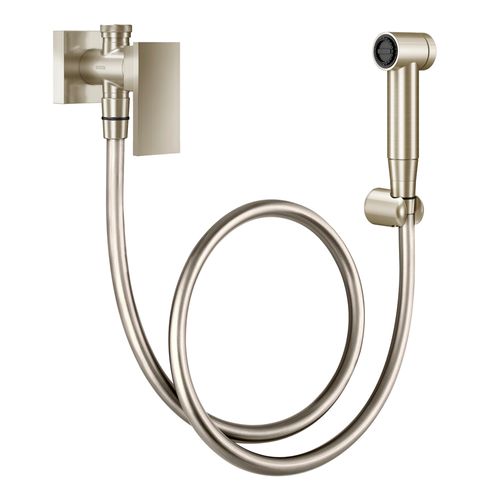 Ducha Higiênica Docol New Edge 925644 com Registro e Derivação Níquel Escovado