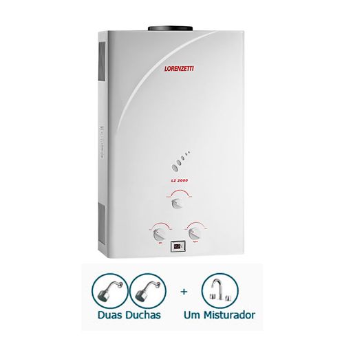 Aquecedor de Água a Gás LZ 2000 Lorenzetti