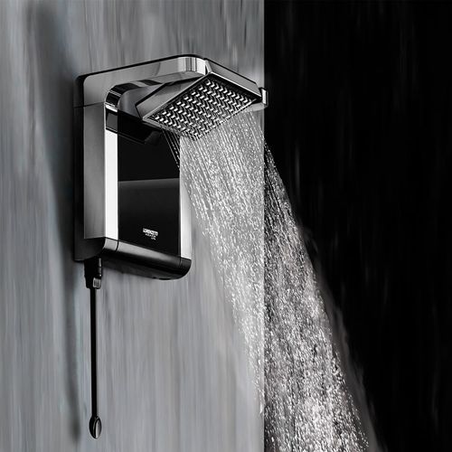 Chuveiro Lorenzetti Acqua Star Ultra Eletrônico Preto/Cromado