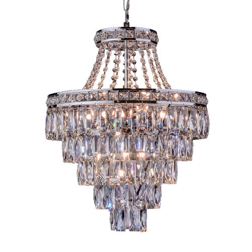 Lustre Pendente Startec Florença Cromado G9 Bivolt