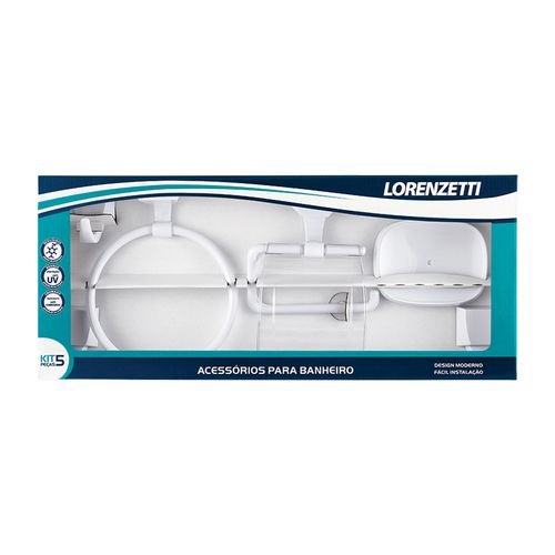 Kit de Acessórios Plásticos Lorenzetti Attic Quadra 2000 F24