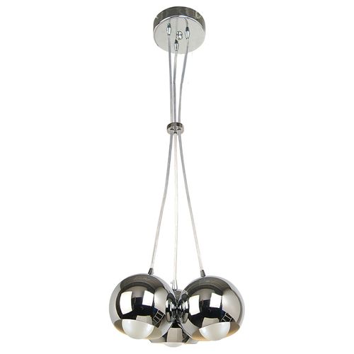 Lustre Pendente Startec Orbit 3 Cromado E27 Bivolt