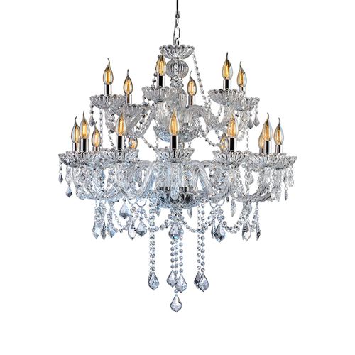 Lustre Pendente Startec Nice 18 Transparente E14 Bivolt