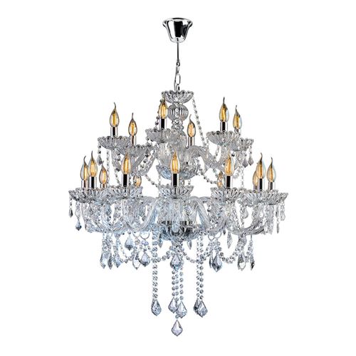Lustre Pendente Startec Nice 18 Transparente E14 Bivolt