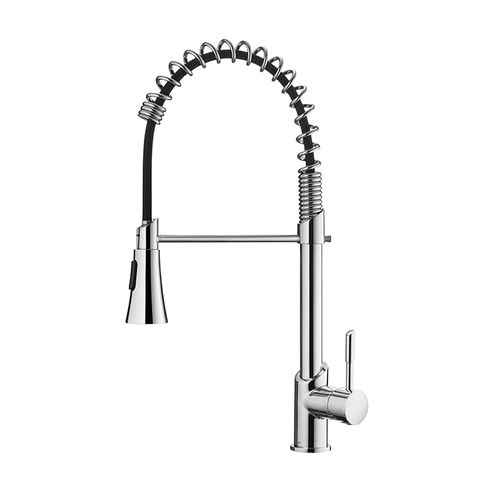 Torneira Misturador Monocomando Lorenzetti Lorenkitchen 2266 C76 De Bancada Com Ducha Cromada