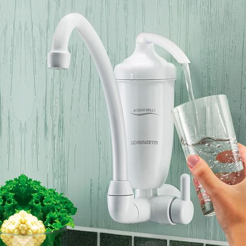 Purificador de Água Lorenzetti Acqua Bella com Torneira de Parede Branco