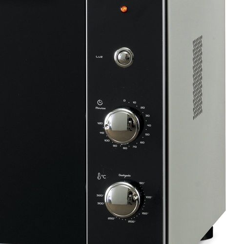 Forno Elétrico de Bancada Fischer Turbo Fast 80L Preto