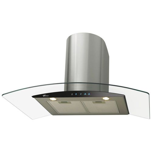 Coifa de Parede Digital Fischer Talent Touch 90cm Inox Escovado