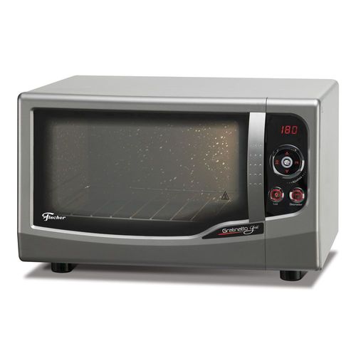 Forno Elétrico de Bancada Fischer Gratinatto Grill 44L Inox Escovado
