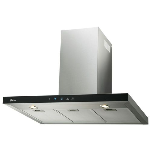 Coifa de Parede Digital Fischer Infinity Touch 90cm Vidro Preto