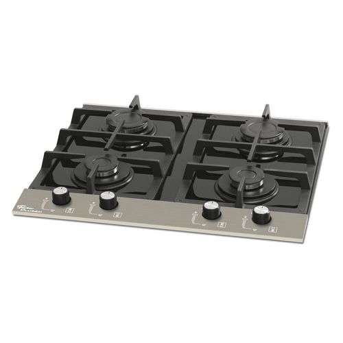 Cooktop a Gás Fischer Platinium 4Q com 4 Bocas Preto
