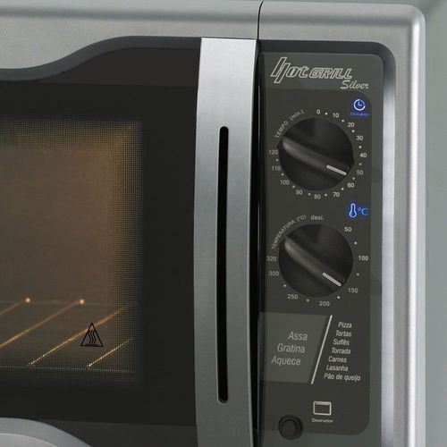 Forno Elétrico de Bancada Fischer Hot Grill Line 44L Silver