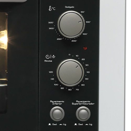 Forno Elétrico de Embutir Fischer Fit Line 44L Branco