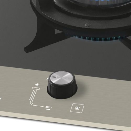 Cooktop a Gás Fischer Platinium 1Q TC com 1 Boca Preto